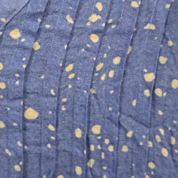 Women's Blue Plus Size Terra & Sky Peplum Top Size 0X 14W - Picture 8 of 16